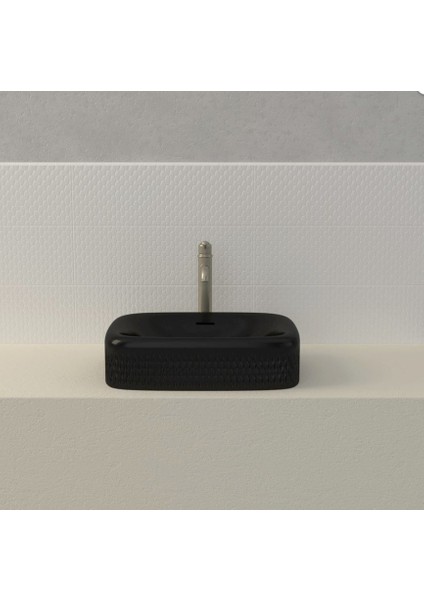 Bocchi New Age Tezgah Üstü Lavabo 55 cm Parlak Siyah 1411-005-0125 fiyatları