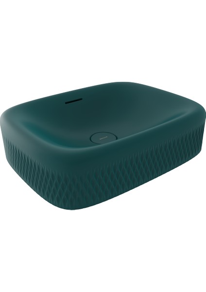 Bocchi New Age Tezgah Üstü Lavabo 55 cm Petrol Mavisi 1411-071-0125