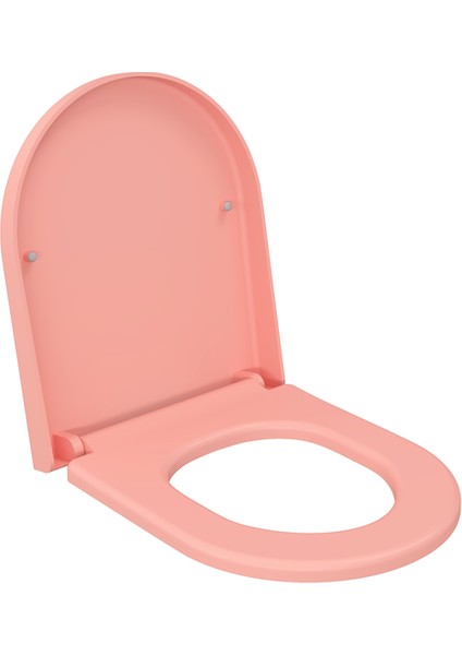 Bocchi Pure S Kısa Klozet Kapağı Mat Somon A0302-032