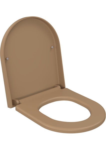 Bocchi Pure S Kısa Klozet Kapağı Mat Kaşmir A0302-011