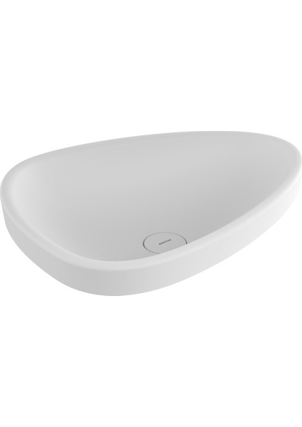 Bocchi Etna Tezgah Üstü Lavabo 58 cm Mat Beyaz 1112-002-0125