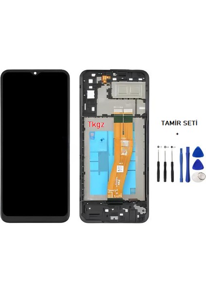 Samsung Galaxy A04E - SM-A042 LCD Ekran Dokunmatik Service Pack - Full Çıtalı + Tamir Seti fiyatları