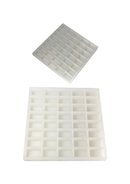 Minyatür Inşaat Maketleri Için Özel Üretim Harman Tuğla Silikon Kalıp (30*17*15 Mm)