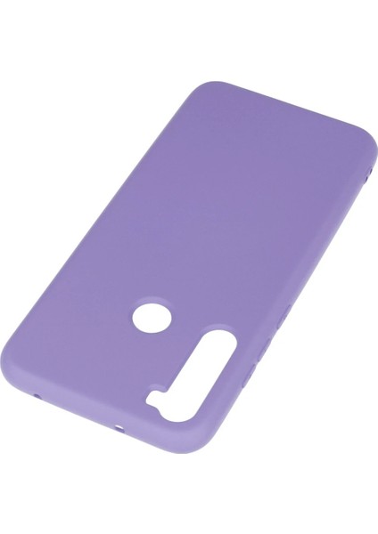 Xiaomi Redmi Note 8 Kılıf Nano Içi Kadife Silikon - Lila Glstd