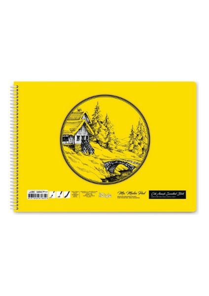Resim Defteri Plastik Kapak 25 x 35 cm 25 Yp