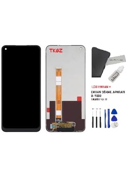 Oppo A32 LCD Ekran Dokunmatik Service Pack +B-7000 + Tamir Seti fiyatları