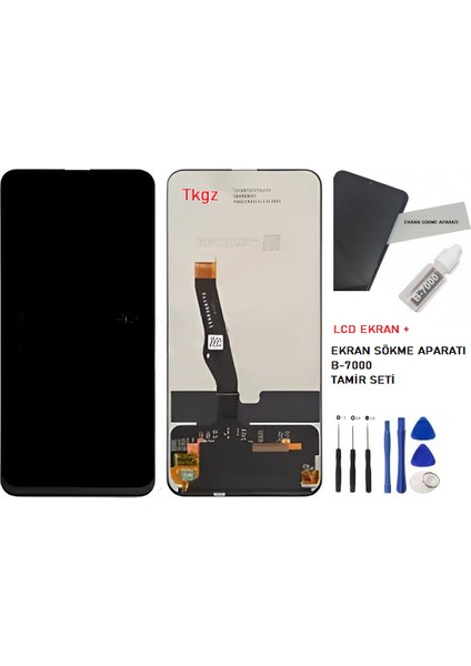 Huawei P Smart Z Lcd Ekran Dokunmatik SERVİCE PACK + B-7000 + TAMİR SETİ fiyatları
