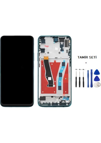 Huawei P Smart Z LCD Ekran Dokunmatik Service Pack - Full Çıtalı Yeşil + Tamir Seti fiyatları