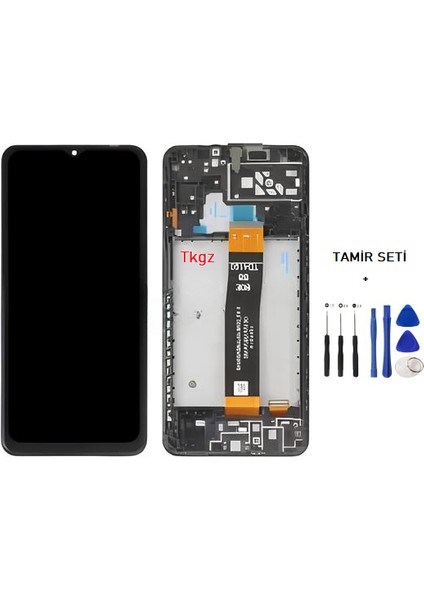 Samsung Galaxy A04S - SM-A047 LCD Ekran Dokunmatik Service Pack - Full Çıtalı + Tamir Seti fiyatları