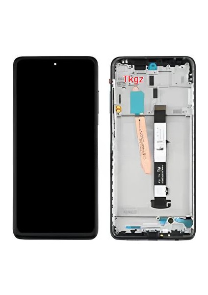 Xiaomi Poco X3 Nfc LCD Ekran Dokunmatik Service Pack - Full Çıtalı Siyah