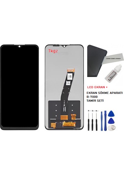 Tcl 20E LCD Ekran Dokunmatik Service Pack + B-7000 + Tamir Seti fiyatları