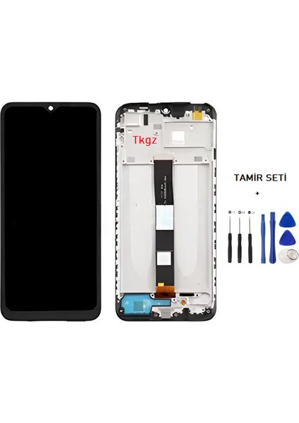 Xiaomi Redmi 9A LCD Ekran Dokunmatik Service Pack - Full Çıtalı + Tamir Seti fiyatları