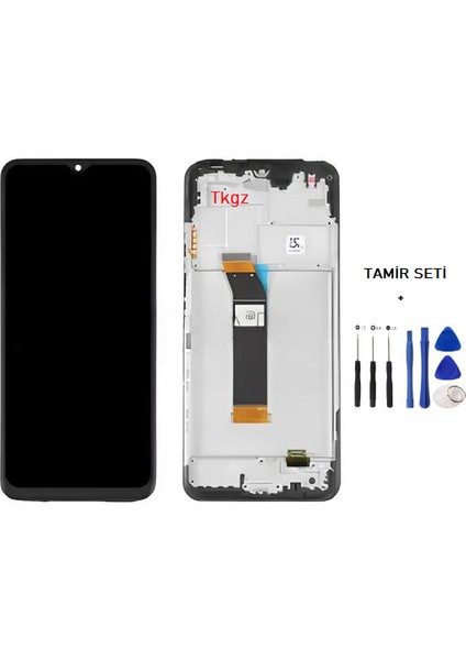 Xiaomi Redmi Note 11E LCD Ekran Dokunmatik Service Pack - Full Çıtalı + Tamir Seti fiyatları