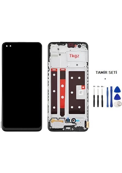 Oppo Reno 4 LİTE Lcd Ekran Dokunmatik SERVİCE PACK - FULL ÇITALI + TAMİR SETİ fiyatları