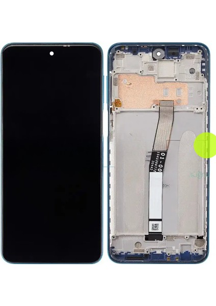 Xiaomi Redmi Note 9 Pro LCD Ekran Dokunmatik Service Pack - Full Çıtalı Mavi fiyatları