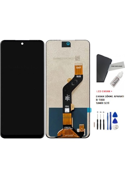 Infinix Hot 30 Play LCD Dokunmatik Ekran Service Pack + Tamir Seti