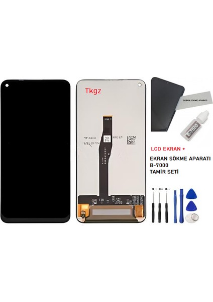 Huawei Nova 5t LCD Ekran Dokunmatik Service Pack + B-7000 + Tamir Seti fiyatları