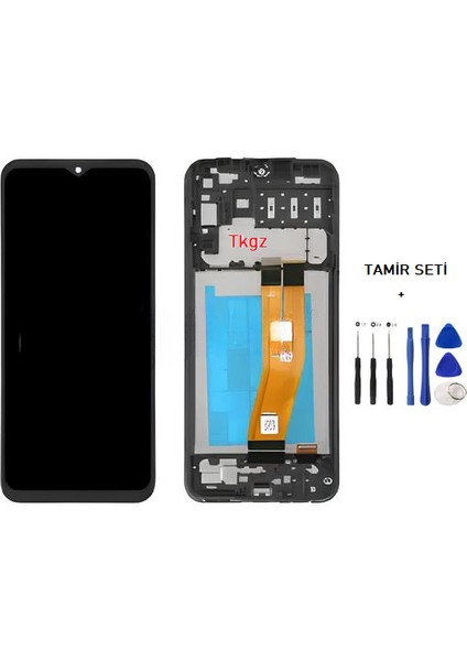 Samsung Galaxy A14 - 4g - SM-A145 LCD Ekran Dokunmatik Service Pack - Full Çıtalı + Tamir Seti fiyatları