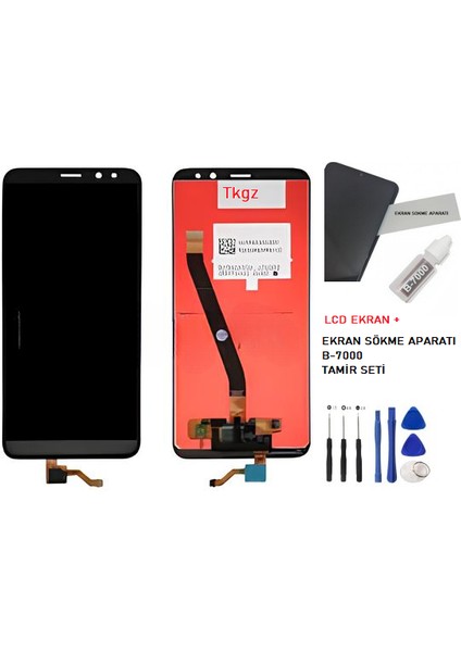 Huawei Mate 10 Lite LCD Ekran Dokunmatik Service Pack Siyah + B-7000 + Tamir Seti fiyatları
