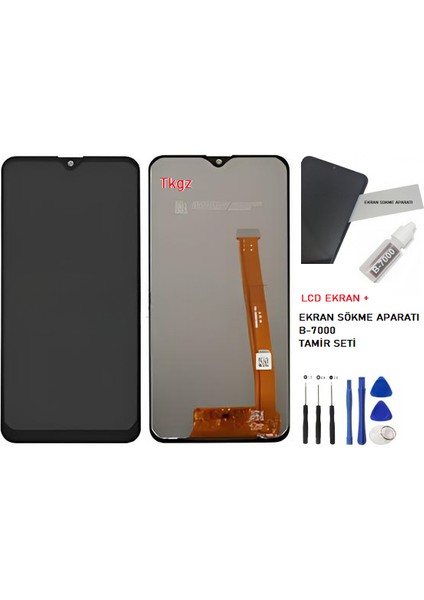 Samsung Galaxy A20E - SM-A202 Lcd Ekran Dokunmatik SERVİCE PACK + B-7000 + TAMİR SETİ fiyatları