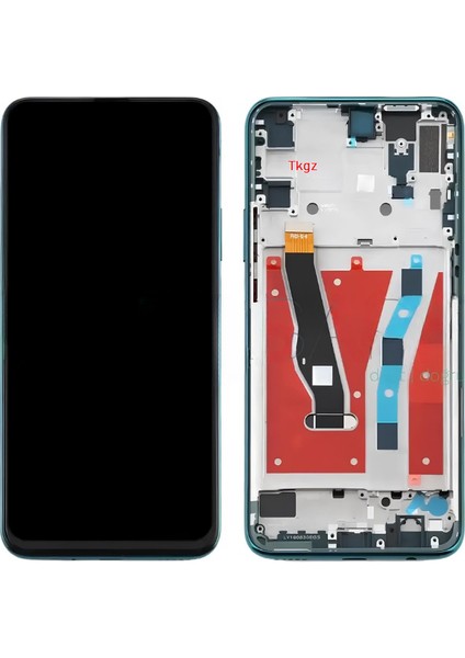 Huawei P Smart Z LCD Ekran Dokunmatik Service Pack - Full Çıtalı Yeşil