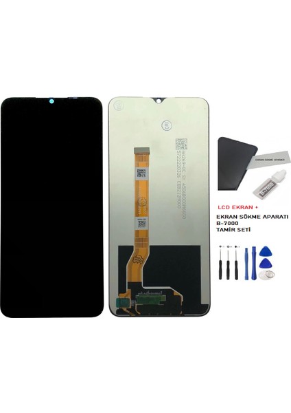 Oppo A58 LCD Ekran Dokunmatik Service Pack + B-7000 + Tamir Seti