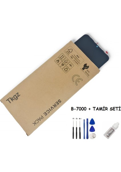 Huawei P30 Lite LCD Ekran Dokunmatik Service Pack + B-7000 + Tamir Seti