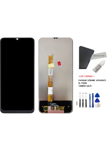Vivo Y17S LCD Ekran Dokunmatik Service Pack + B-7000 + Tamir Seti fiyatları