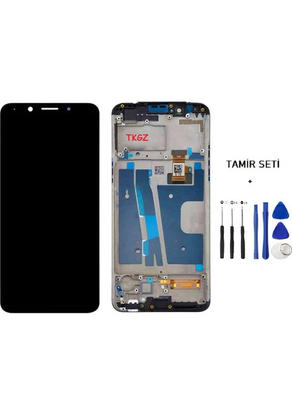 Oppo A73 -2020- LCD Ekran Dokunmatik Service Pack - Full Çıtalı + Tamir Seti fiyatları