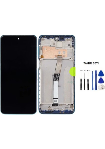 Xiaomi Redmi Note 9s LCD Ekran Dokunmatik Service Pack - Full Çıtalı Yeşil + Tamir Seti modelleri