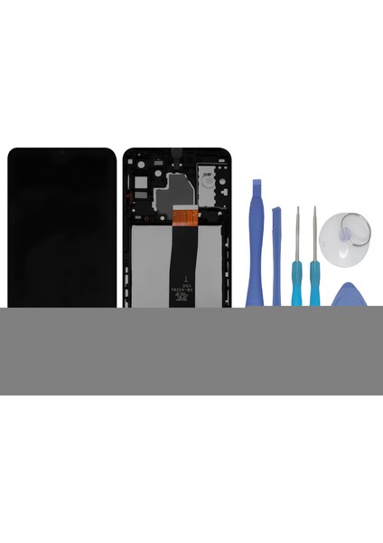 Samsung Galaxy M32 5g SM-M326 LCD Ekran Dokunmatik Service Pack - Full Çıtalı + Tamir Seti fiyatları