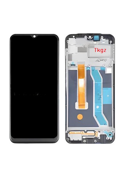 Oppo Realme C11 LCD Ekran Dokunmatik Service Pack - Full Çıtalı fiyatları