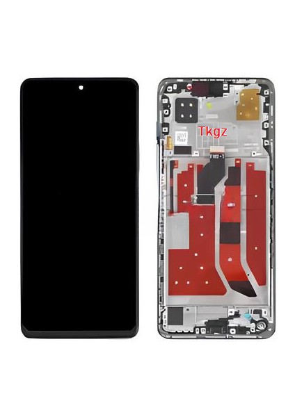 Huawei Nova 9se LCD Ekran Dokunmatik Service Pack - Full Çıtalı Gümüş