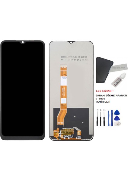 Oppo Realme C35 LCD Ekran Dokunmatik Service Pack + B-7000 + Tamir Seti fiyatları