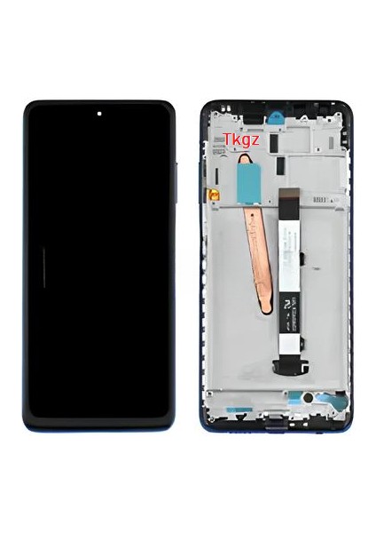 Xiaomi Poco X3 Nfc LCD Ekran Dokunmatik Service Pack - Full Çıtalı Mavi fiyatları