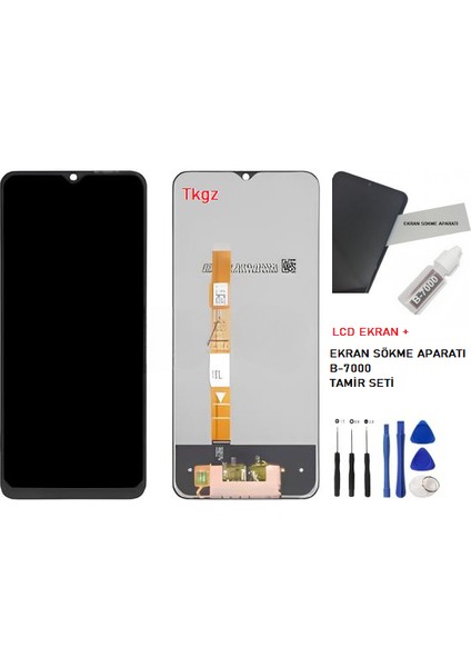 Vivo Y35 LCD Ekran Dokunmatik Service Pack + B-7000 + Tamir Seti fiyatları