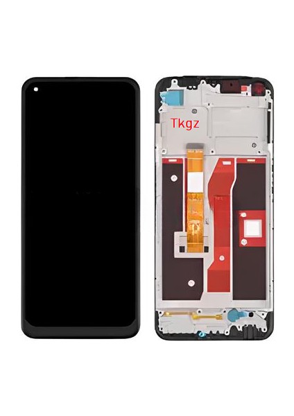 Oppo A55 LCD Ekran Dokunmatik Service Pack - Full Çıtalı fiyatları