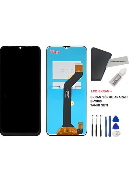 Infinix Hot 10i LCD Ekran Dokunmatik Service Pack + B-7000 + Tamir Seti