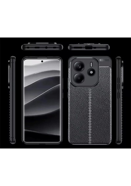 Xiaomi Redmi Note 14 4g Kılıf Auto Focus Kapak - Siyah Glstd