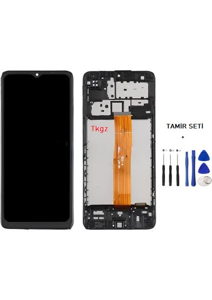 Samsung Galaxy M12 - SM-M127 LCD Ekran Dokunmatik Service Pack - Full Çıtalı + Tamir Seti fiyatları