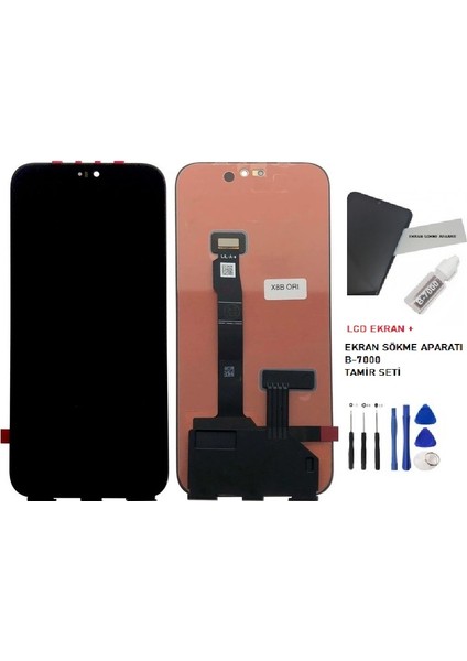 Honor 200 Lcd Ekran Dokunmatik SERVİCE PACK + B-7000 + TAMİR SETİ fiyatları