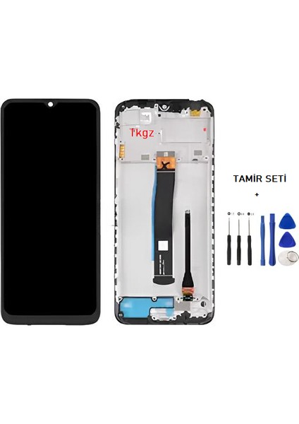 Xiaomi Poco C40 LCD Ekran Dokunmatik Service Pack - Full Çıtalı + Tamir Seti fiyatları