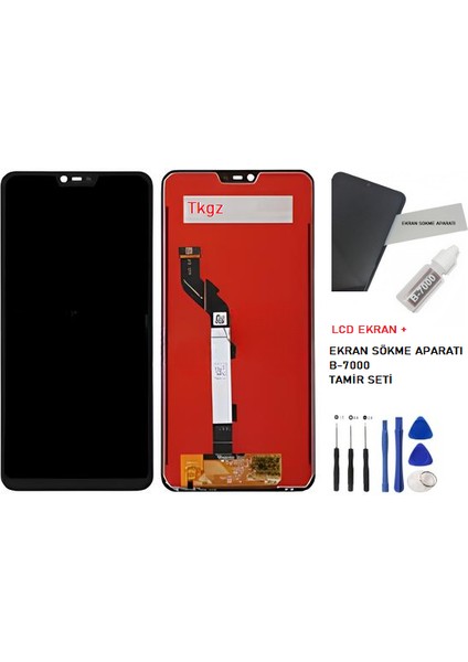 Xiaomi Mi 8 Lite LCD Ekran Dokunmatik Service Pack + B-7000 + Tamir Seti fiyatları