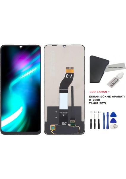 Xiaomi Redm A3 LCD Ekran Dokunmatik Service Pack + B-7000 + Tamir Seti fiyatları