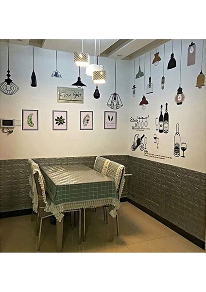 70X77CM (5,3m2)Kendinden Yapışkanlı Oda Salon Ofis Gri Duvar Kağıdı Paneli NW02 fırsatları