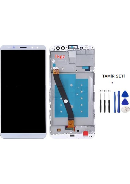 Huawei Mate 10 Lite LCD Ekran Dokunmatik Service Pack - Full Çıtalı Beyaz + Tamir Seti fiyatları