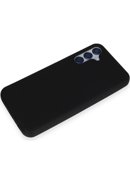 Samsung Galaxy M15 Kılıf First Silikon - Siyah Nrmsa