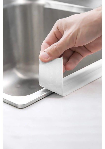 Banyo Küvet Mutfak Lavabo Beyaz Su Sızdırmaz Bant Su Geçirmez Kenar Bandı Sızdırmazlık Tamir modelleri