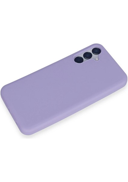 Samsung Galaxy M15 Kılıf First Silikon - Lila Nrmsa