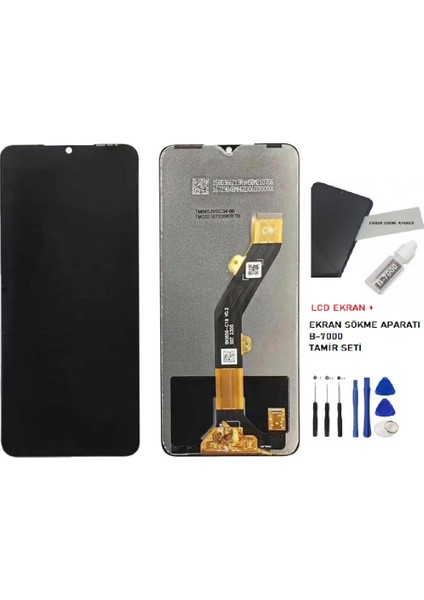 Infinix Hot 30i LCD Ekran Dokunmatik Service Pack + B-7000 + Tamir Seti